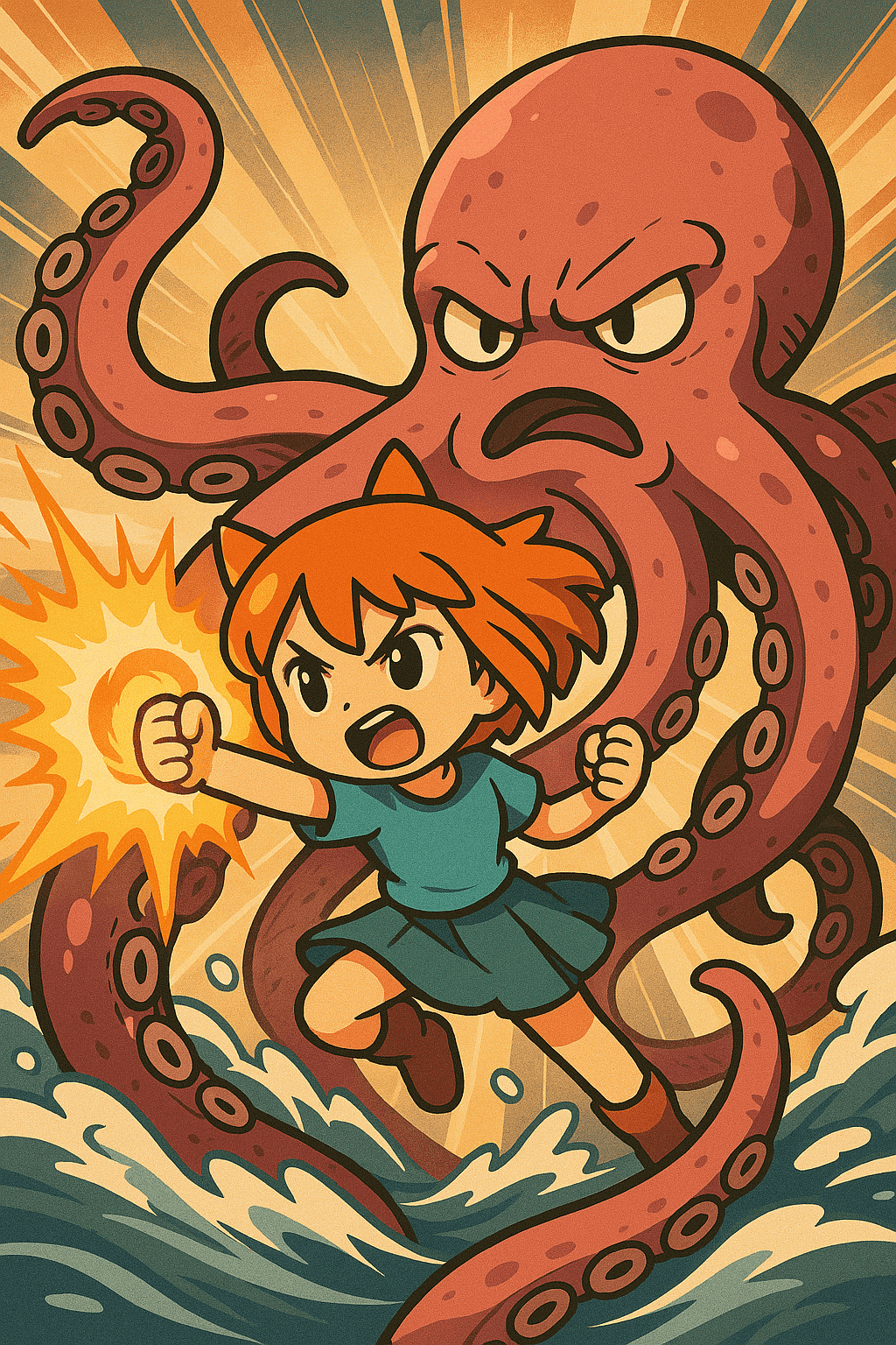 Epic Fight Manga Panel