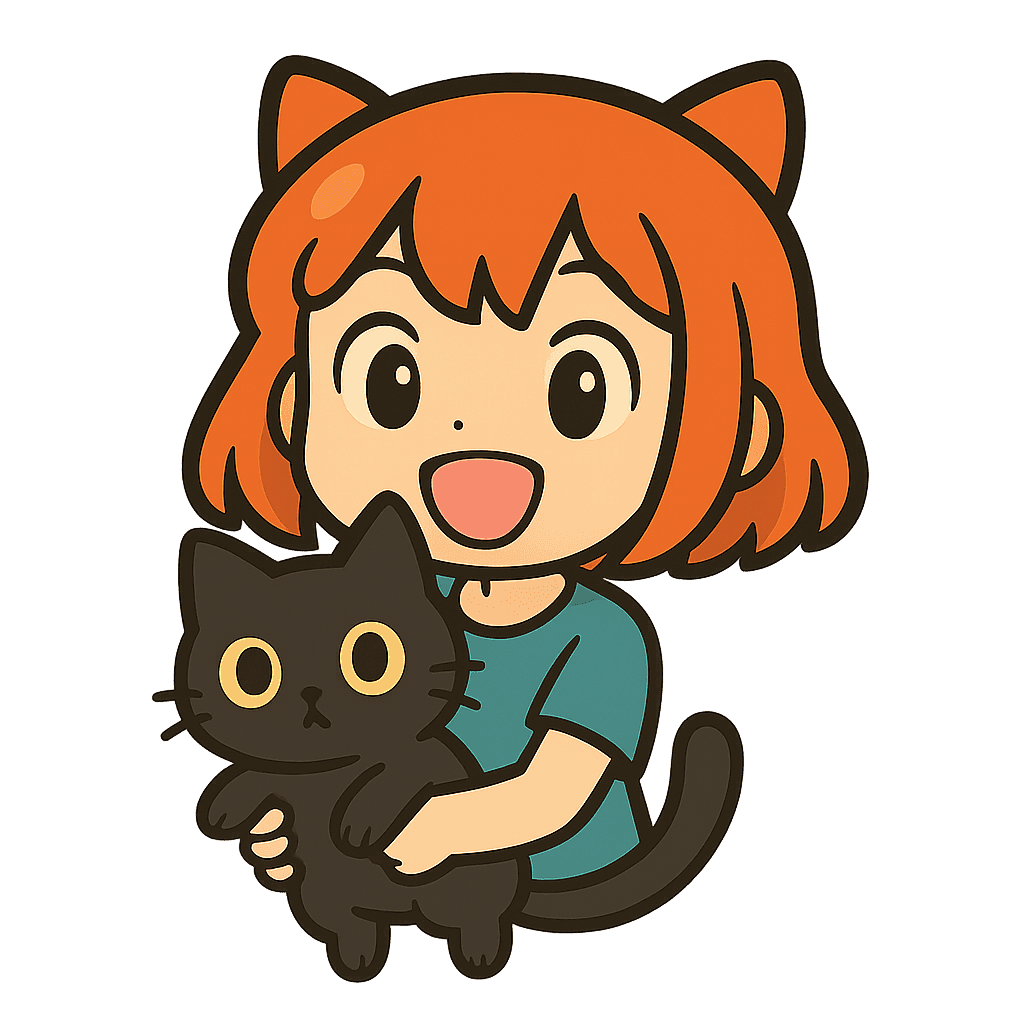 Holding Cat Manga Panel